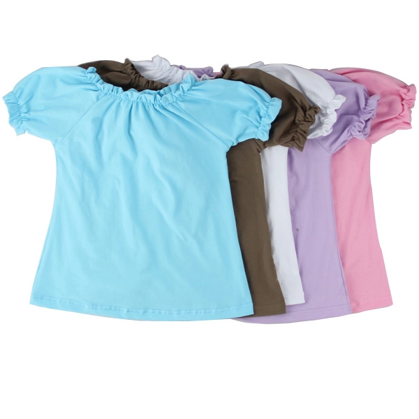 Girls Raglan Ruffle Sleeve T Shirt From Bangladesh Children Clothing Factory